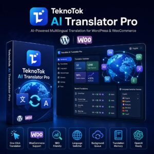 TeknoTok AI Translator Pro – AI Multilingual Translation Plugin for WordPress & WooCommerce
