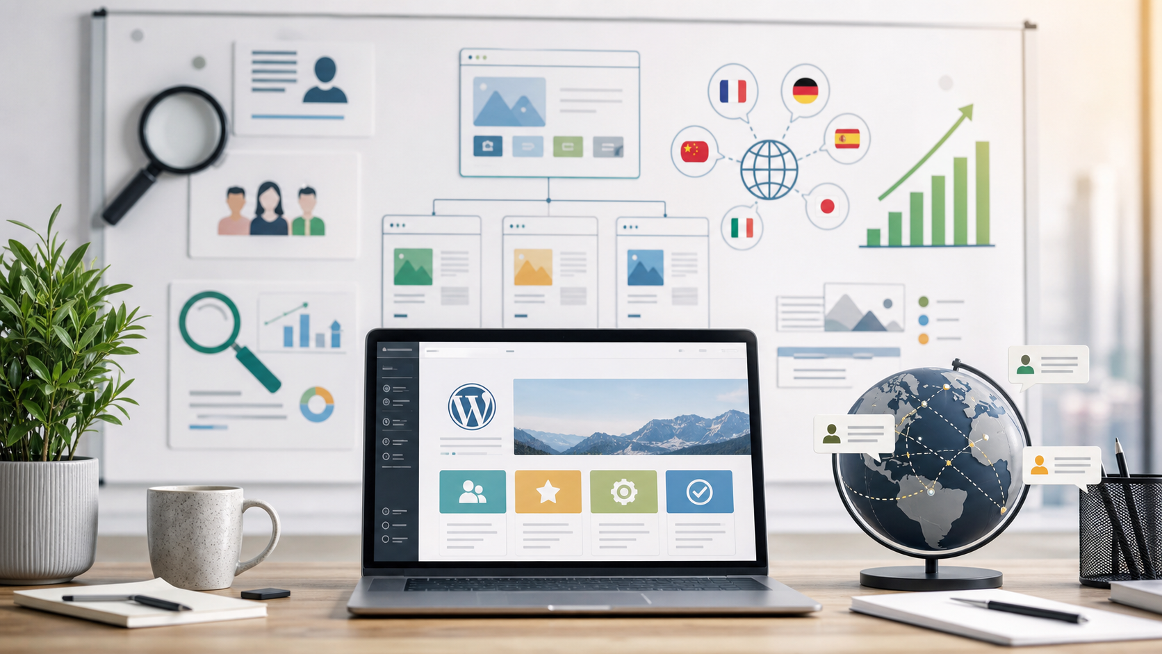 WordPress-SEO-Inhaltsstruktur und Planung des mehrsprachigen Website-Wachstums